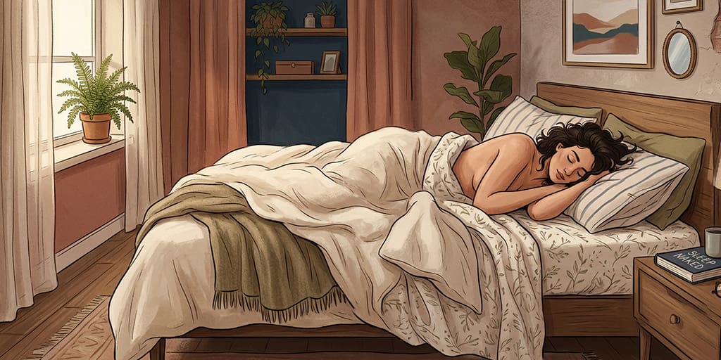 sleeping naked
