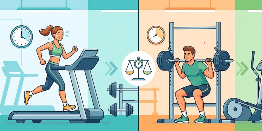 Cardio before or after weights? Match order to your goal 1 weight before cardio