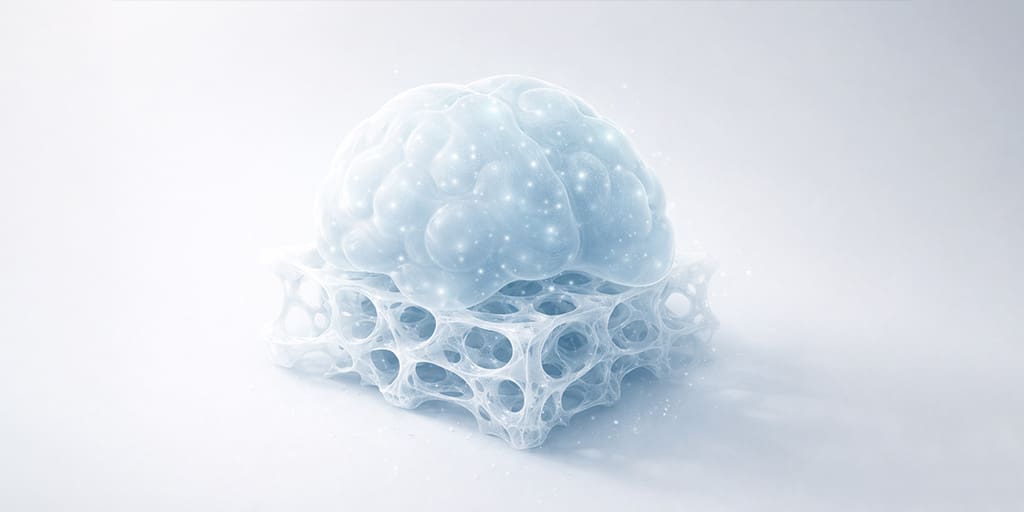 A fully synthetic scaffold grows brain-like tissue without animal coatings 1 synthetic brain