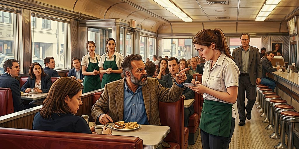 Good person or bad person? Look at how they treat others 1 treating waitress